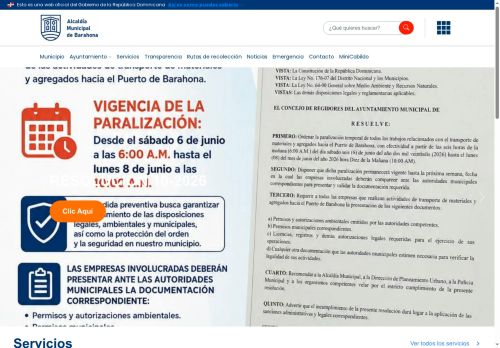 Ayuntamiento Municipal de Barahona
