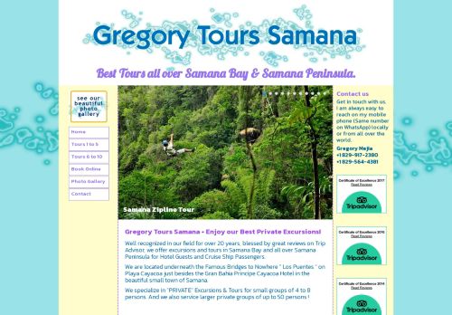 Gregory Tours Samana