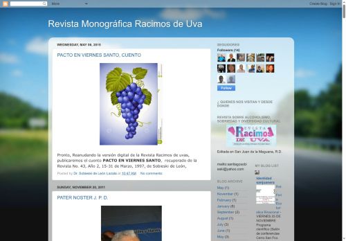 Revista Monográfica Racimos de Uva