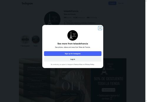 Telas de Francia