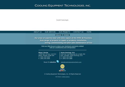 Cooling Equipment Technologies, Inc.