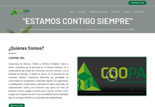 Cooperativa de Ahorros, Créditos y Servicios Múltiples, Pedro A. Rivera