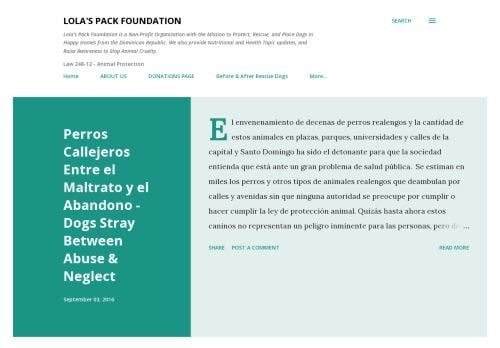 Lolas Pack Foundation