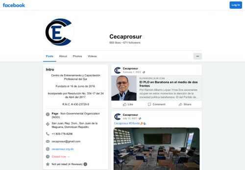 Fundación CECAPROSUR, Inc.