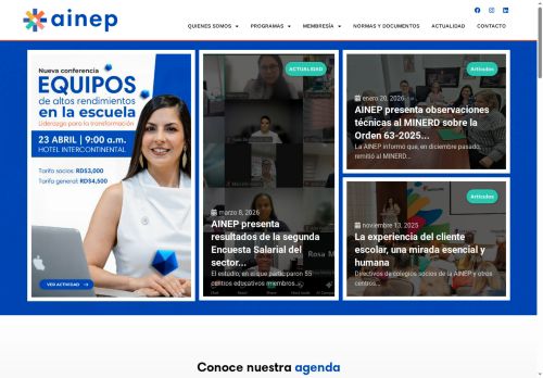 Asociación de Instituciones Educativas Privadas, AINEP
