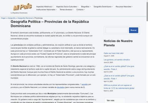 Provincias de la Republica Dominicana
