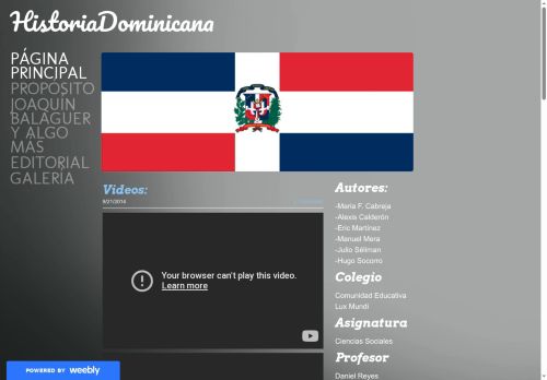 Historia Dominicana (1961-2010)