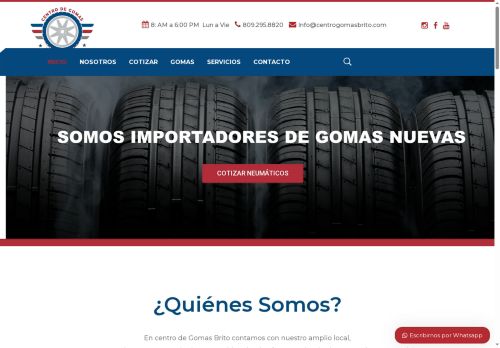 Centro de Gomas Brito, SRL