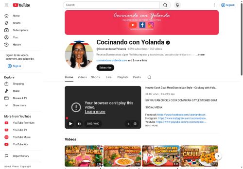 Cocinando con Yolanda