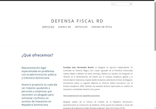 Defensa Fiscal RD