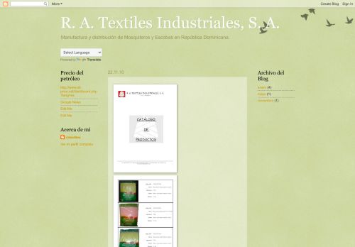 R. A. Textiles Industriales, S. A.
