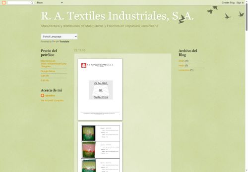 R. A. Textiles Industriales, S. A.