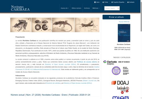 Novitates Caribaea
