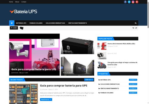 Baterías Para UPS