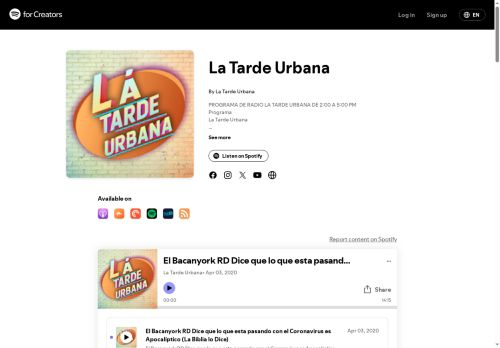 La Tarde Urbana
