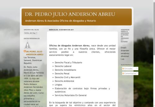 Anderson Abreu, Abogados y Notarios