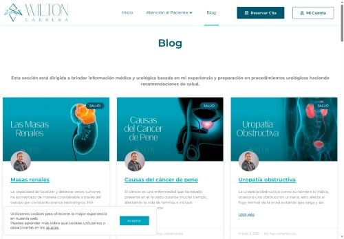 Salud y Urología por Wilton Cabrera