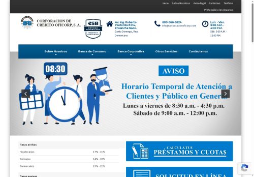Corporación de Crédito Oficorp, S.A.