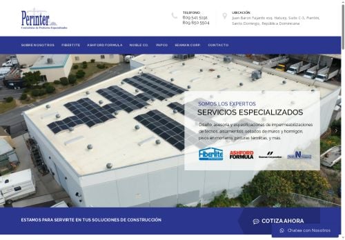 Perinter, Contratistas de Productos Especializados