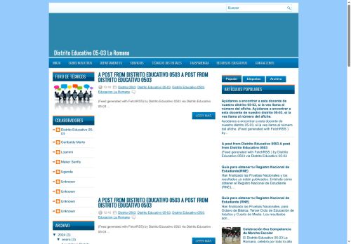 Distrito Educativo 05-03