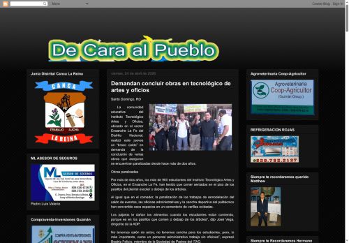 De Cara Al Pueblo