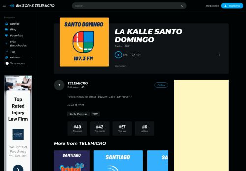 La Kalle 107.3 FM Santo Domingo