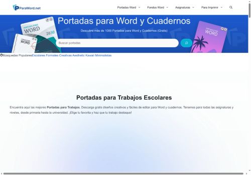 Portadas Para Word