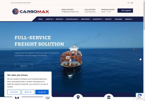 Cargomax International, Inc.