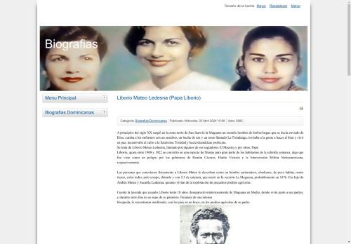 Biografías Dominicanas
