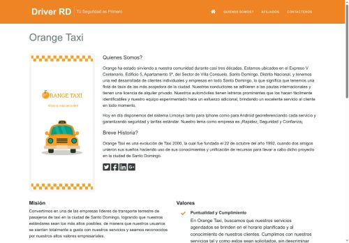 Orange Taxi