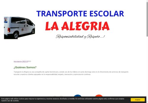 Transporte Escolar La Alegría