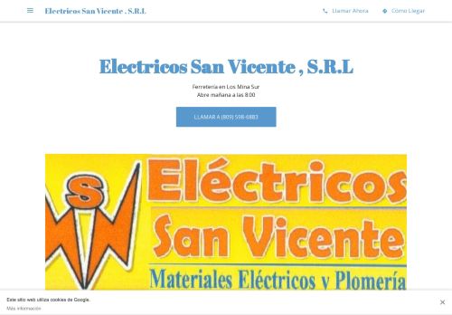 Eléctricos San Vicente , S.R.L.