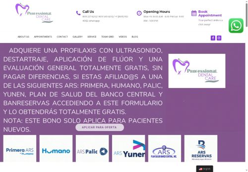 Professional Dental Care, SRL