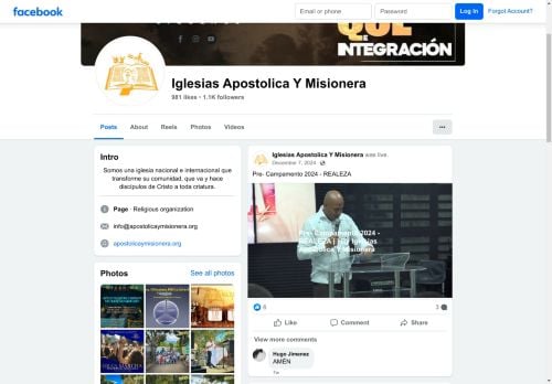 Iglesia Apostólica y Misionera