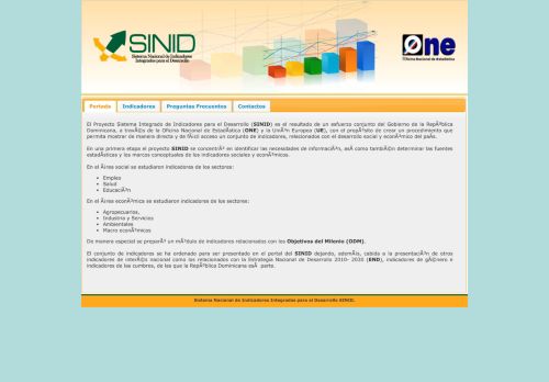 Sistema Nacional Integrado de Indicadores para el Desarrollo