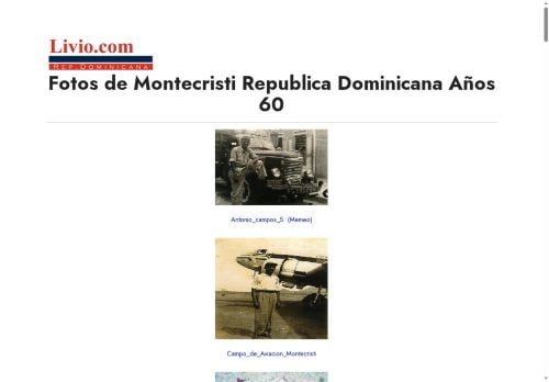 Monte Cristi en los Años 60
