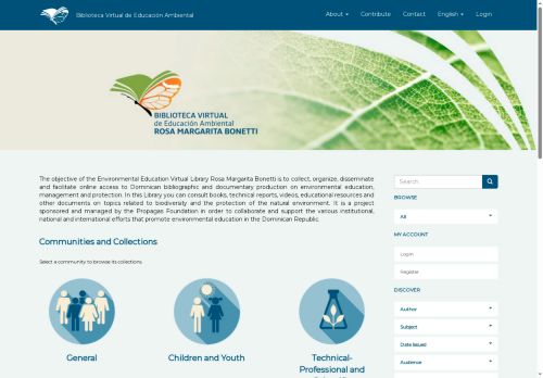 Biblioteca Virtual de Educación Ambiental Rosa Margarita Bonetti