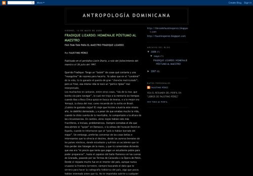 Antropología Dominicana