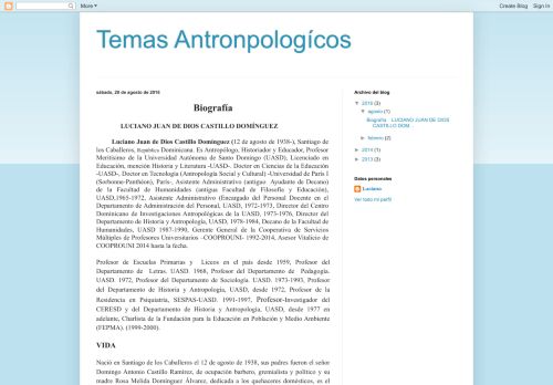 Temas Antropológicos