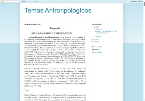 Temas Antropológicos