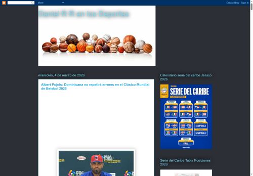Daniel R R en los Deportes