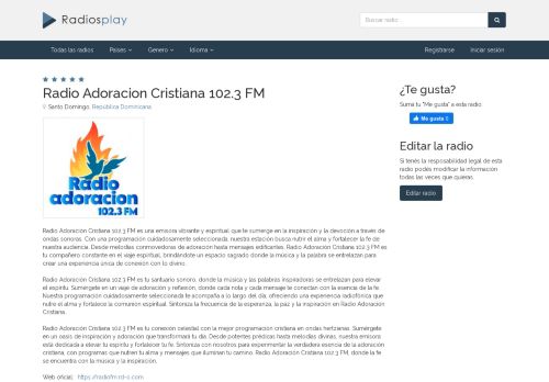 Radio Adoración Cristiana 102.3 FM