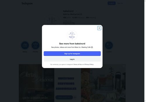 Bake Inc. Meeting Café