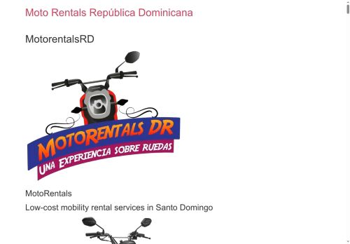 Moto Rentals DR