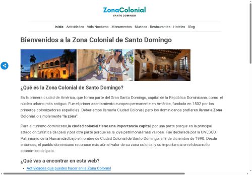 La Zona Colonial de Santo Domingo