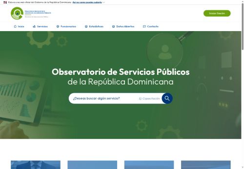 Observatorio Nacional de la Calidad de los Servicios Públicos