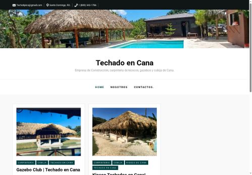 Techado en Cana RD