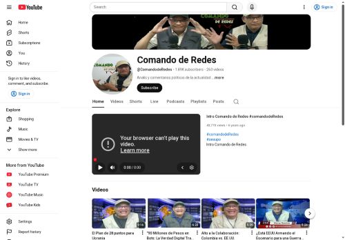 Comando de Redes