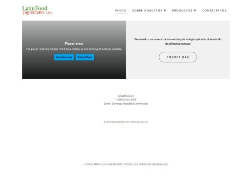Latin Food Ingredients, SRL