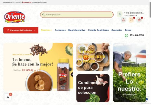 Productos Oriente